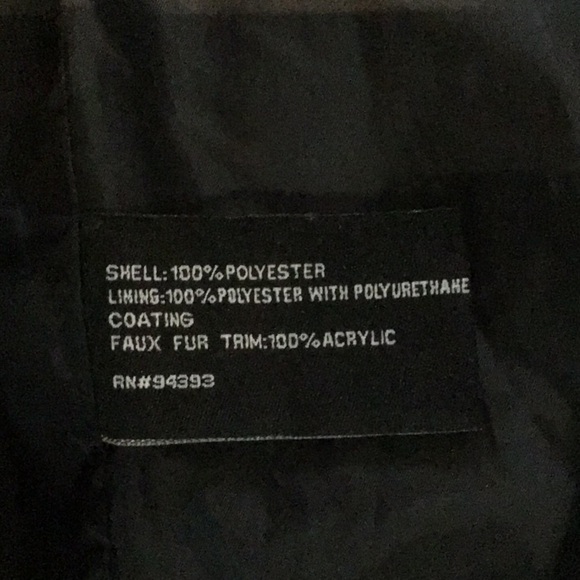 Nordstrom brass plum pea coat navy - Picture 5 of 6